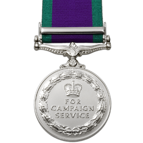 GENERAL SERVICE MINIATURE MEDAL WITH NORTHERN IRELAND CLASP GSM, CSM 