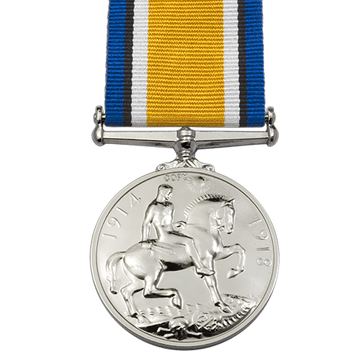 British War Medal BWM World War 1 Medal Reverse