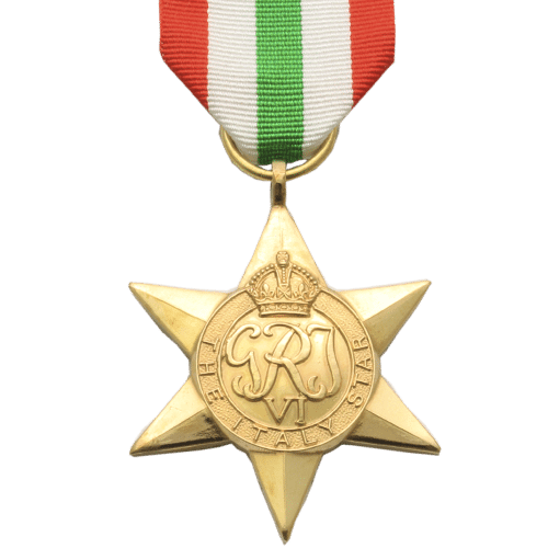 Italy Star World War 2 Medal