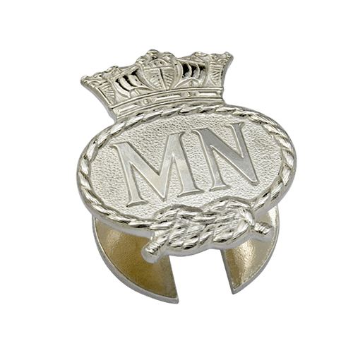 Merchant Navy Silver Lapel Badge