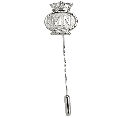 Merchant Navy Silver Tie Pin