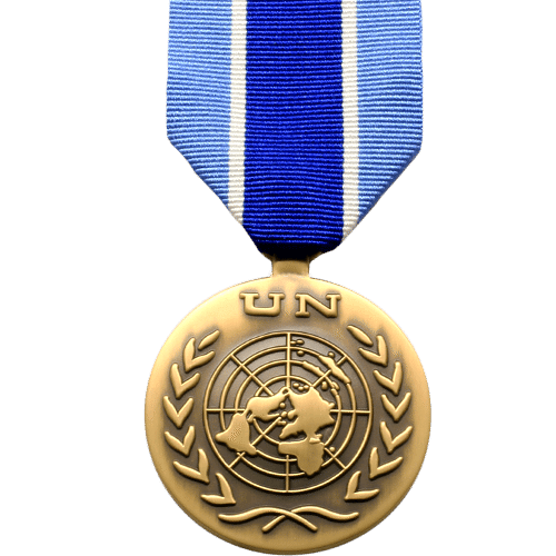 UNMIK Kosovo Bandspange deutsches System A27-15 UN Service Medal U.N.M.I.K