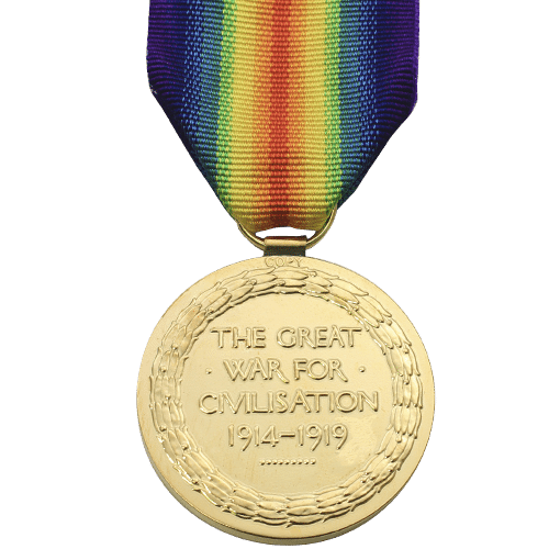 Victory Medal VM World War 1 Medal Reverse