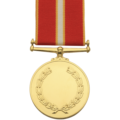Active Service Medal Commemorative Reverse