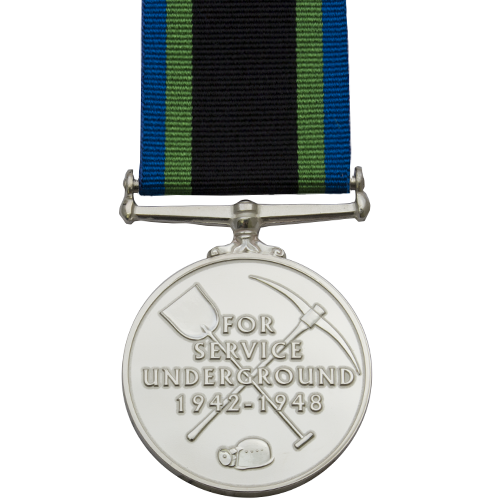 Bevin Boys Medal Commemorative Reverse
