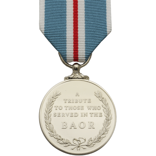 British Army Of The Rhine Medal Commemorative Reverse