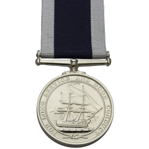 Royal Naval Long Service And Good Conduct LSGC Medal Reverse