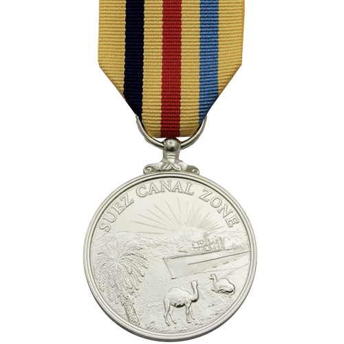 Suez Canal Zone Medal Commemorative