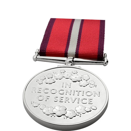 Womens Service Medal Commemorative Reverse
