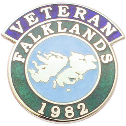 Falklands Veterans Badge Enamelled