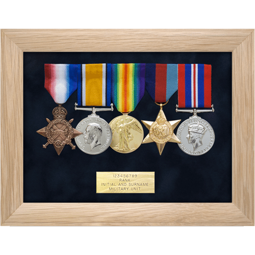 Medal Display Frame Five Medals