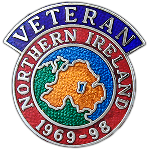 Northern Ireland Veterans Badge Enamelled