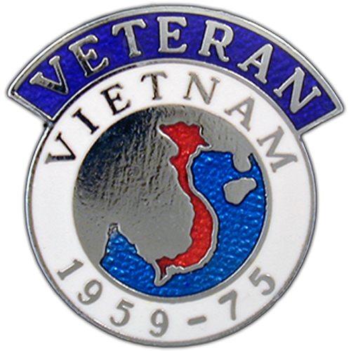 Vietnam Veterans Badge Enamelled