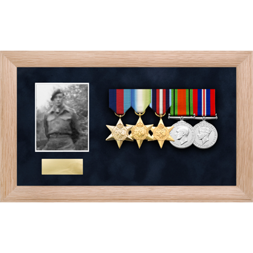 Photo Medal Display Frame for up to 6 Medals-5