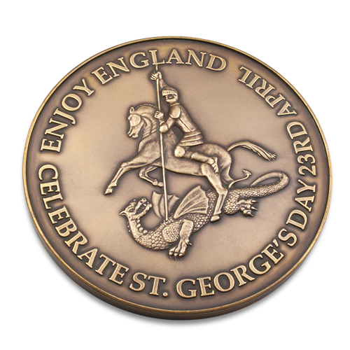 Celebrate St Georges Day Anniversary Medal