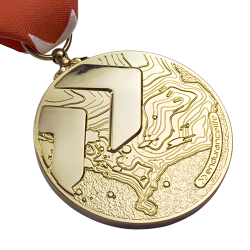 Endurance Life Gold Sports Medal Front