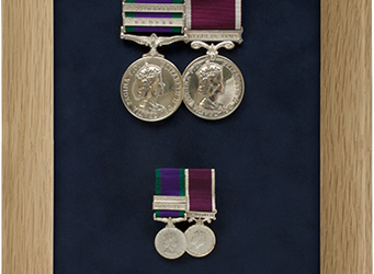 Military Medal Display Frame Case Study-S/Sgt