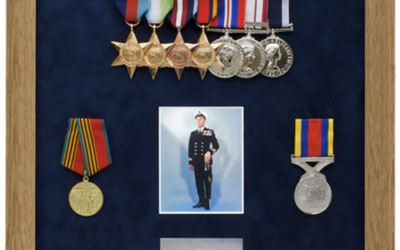 Military Medal Display Frame Case Study-Ryall