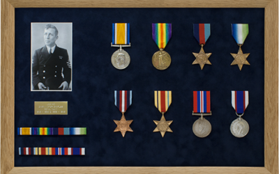 Military Medal Display Frame Case Study-Tuckwell Part 1