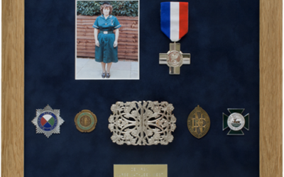 Military Medal Display Frame Case Study-Nurse West