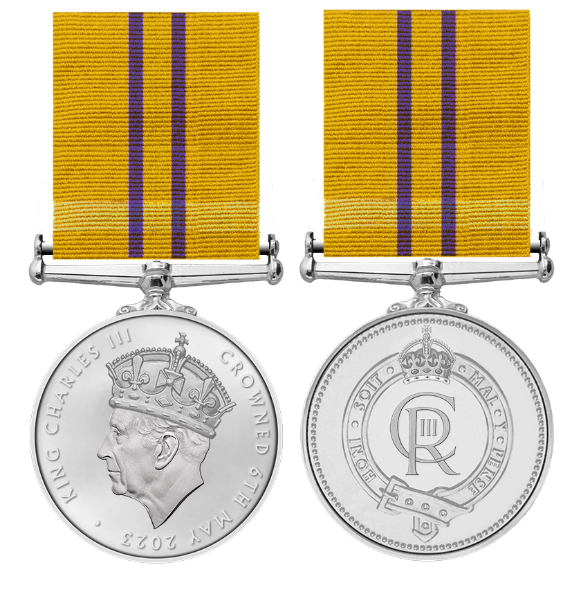 King Charles III Coronation Commemorative Medal Full Size