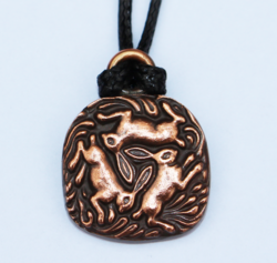 Tinner's Rabbits Pendant front